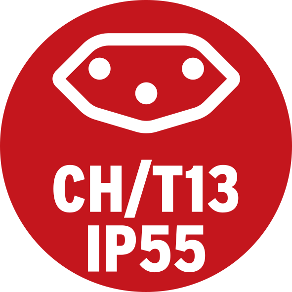 Stecker T13 230V/13/10A, IP55