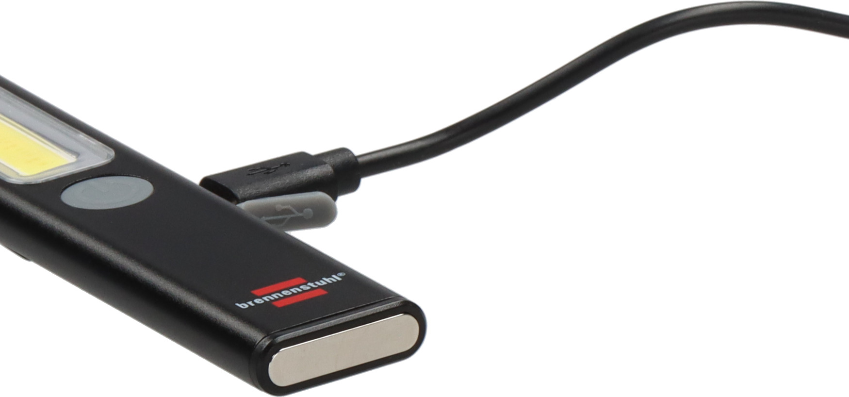 Schwabe Akku LED Handleuchte 3W, 200 Lumen – Mit Magnet & Haken, Wiederaufladbar, IP20, 42435