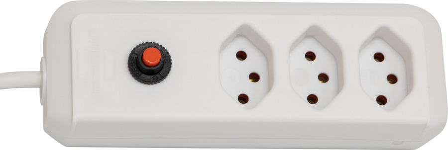 5 mmâ² bouton-poussoir Support Mural 1,5 M ~ 3,0 m Multiprise 3 Fois h05vv-f 3x1