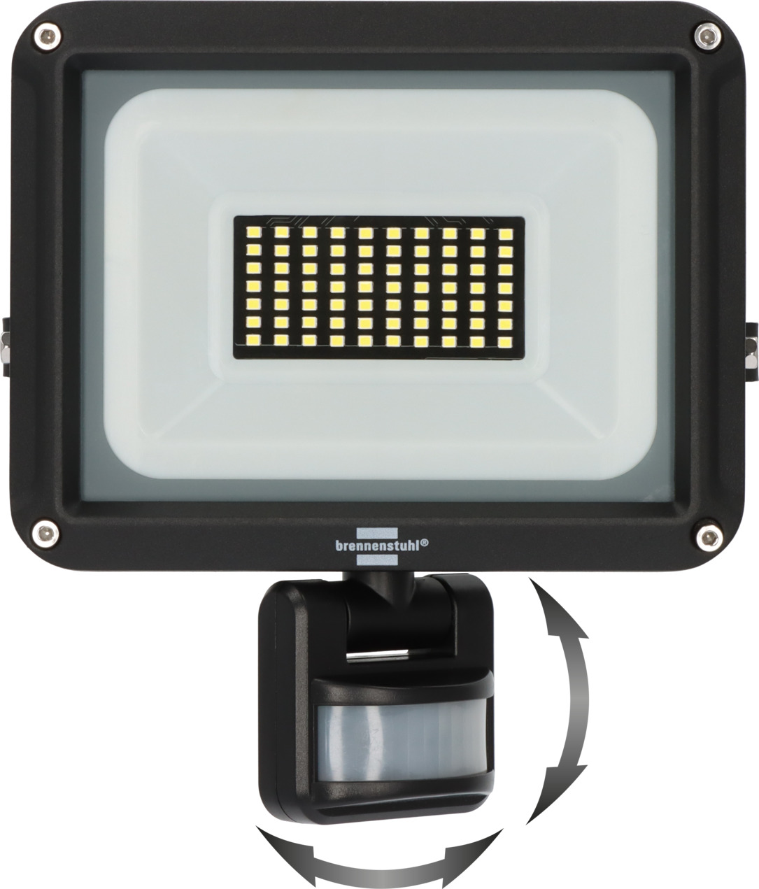 iodoo 40W Lampe Exterieur Detecteur de Mouvement 4000 Lumens Projecteur Led  Extérieur Capteur de Mouvement Avce 3 Têtes, 6500K, Disponible en trois  couleurs IP65 Spot Led Exterieures de Sécurité : : Luminaires