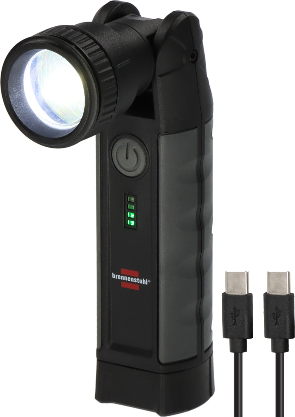 Energizer Torcia Ibrida Ricaricabile USB 1000 Lumen - Alluminio, LED Potente, Modalità Alta/Bassa/Strobo, Resistente All'Acqua IPX4, Con Backup A Batterie AAA (non Incluse) - 2