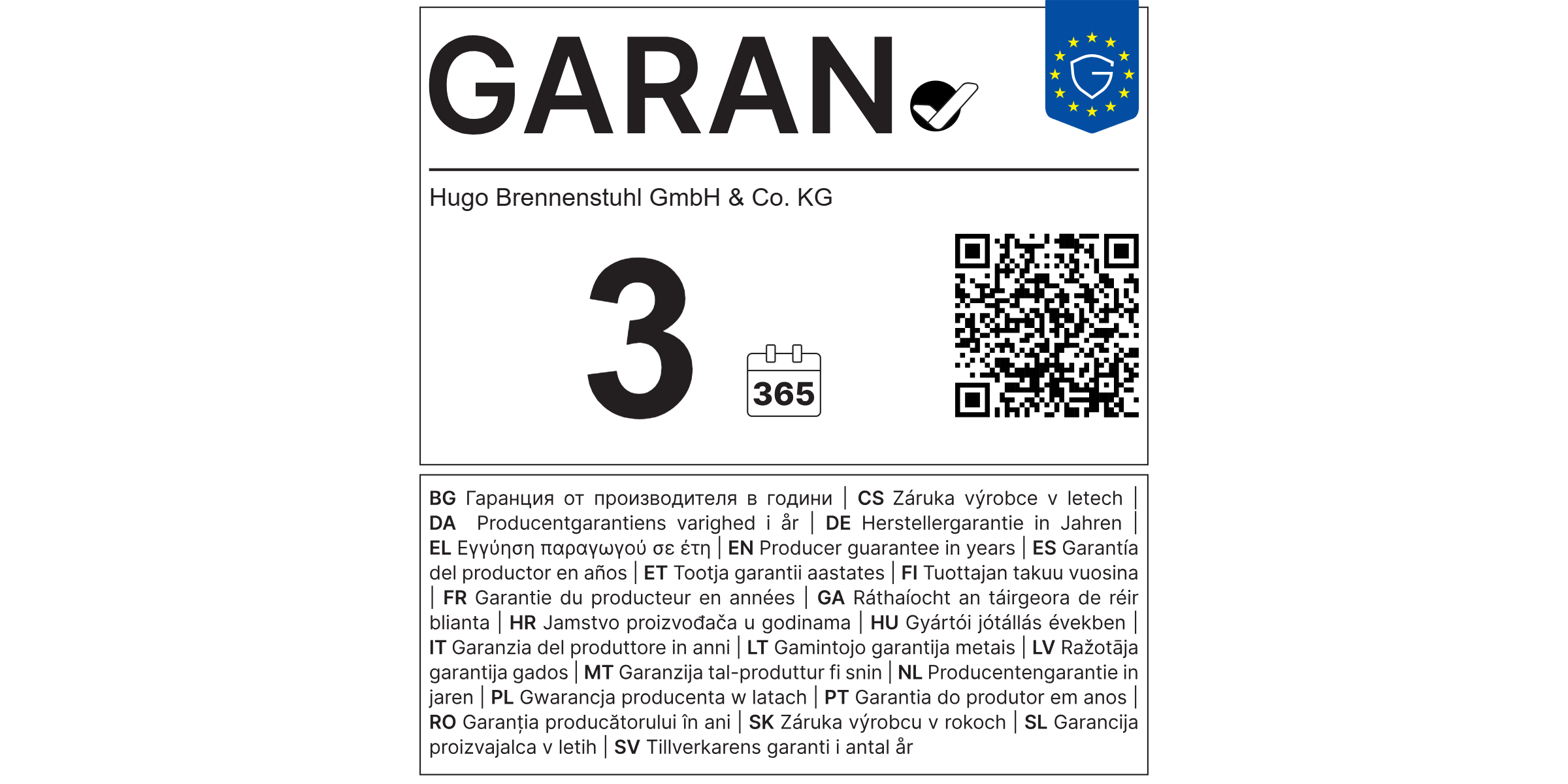GARAN-Label-3-Jahre