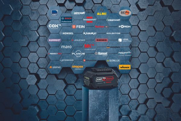 Brennenstuhl ist Mitglied von AMPShare powered by Bosch Professional