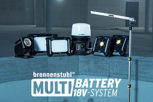 Nouvelles marques d\'outils électriques dans le Brennenstuhl Multi Battery 18V System