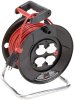 Garant ST 240 Kabelrolle, 4x Steckdose T13, Stecker T12, 25m H05VV-F 3G1,0 rot