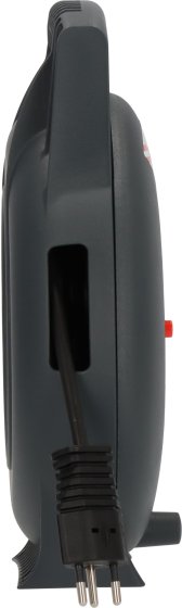 VL-X Vario-Line Kabelbox, 4-fach schwarz/lichtgrau, Kabel 10m H05VV-F 3G1,0 *CH* - Produktansicht