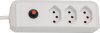 cleverLINE Steckdosenleiste 3-fach weiss 1,5m H05VV-F 3G1,0 *CH*