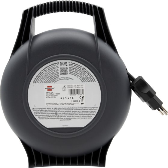 Vario Line Kabelbox 4-fach Schwarz/Lichtgrau/Schwarz 10m H05VV-F 3G1,5 *CH* - Produktansicht