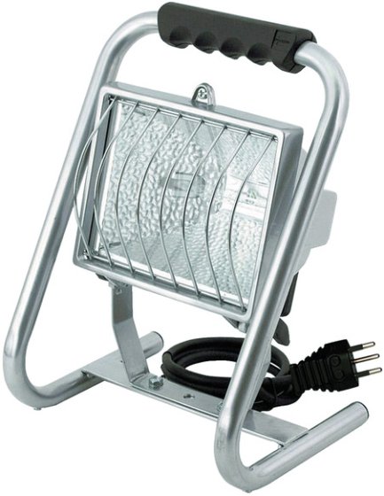 Halogenstrahler H 500 IP54 5m H05RN-F3G1,0 400W - Produktbild