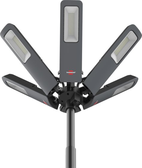 360° LED Baustrahler Set – bestehend aus  LED Baustrahler 185W 1171652200, Bau-Teleskop Stativ 1170610 und Transporttasche 9171990105 - Produktansicht