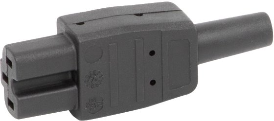 Kaltgerätekupplung 10A/250V~ IEC Plug 10A/250V - Typ 1038 - Produktbild