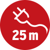 BAT CEE-Kabeltrommel 290 IP44 25m N07V3V3-F 5G2,5 1xCEE/5+2xT25