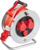 Garant SK 320 Kabelrolle, 1x Steckdose T25 (IP55), 2x CEE-Steckdose 400V/16A, CEE-Stecker 400V/16A, 33m AT-N07V3V3-F 5G2,5 orange