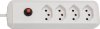 cleverLINE Steckdosenleiste 4-fach weiss 3m H05VV-F 3G1,0 *CH*
