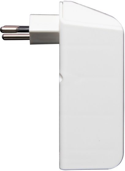 cleverLINE Abzweigstecker 3-fach weiss, drehbar bis 300° ohne Aufhänger *CH*  - Produktansicht