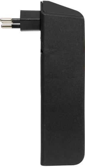 cleverLINE Abzweigstecker 3-fach schwarz mit USB Typ-A und USB Typ-C, drehbar bis 300° ohne Aufhänger *CH* - Produktansicht
