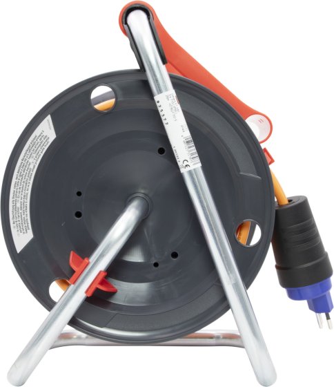Garant ST 240 Kabelrolle, 3x Steckdose T13, Stecker T13, 25m H07BQ-F 3G1,5 orange, CH Stecksystem IP55 - Produktansicht