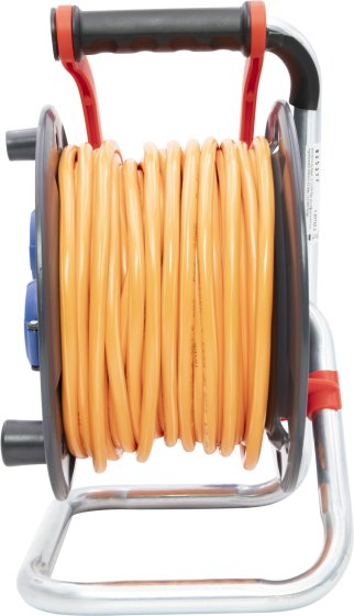 Garant ST 240 Kabelrolle, 3x Steckdose T13, Stecker T13, 25m H07BQ-F 3G1,5 orange, CH Stecksystem IP55 - Produktansicht