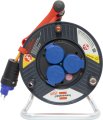 Garant ST 240 Kabelrolle, 3x Steckdose T13, Stecker T13, 25m H07BQ-F 3G1,5 orange, CH Stecksystem IP55 - Produktansicht