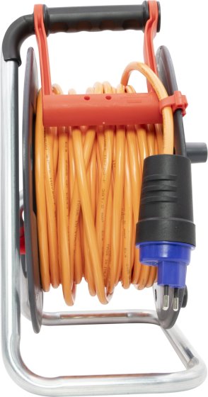 Garant ST 290 Kabelrolle, 3x Steckdose T13, Stecker T13, 33m H07BQ-F 3G1,5 orange, CH Stecksystem IP55 - Produktansicht