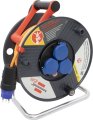 Garant ST 290 Kabelrolle, 3x Steckdose T13, Stecker T13, 33m H07BQ-F 3G1,5 orange, CH Stecksystem IP55 - Produktbild
