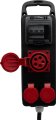 CEE Adapter BSV P LS 400V/32A auf 400V/16A, 1x CEE 16A + 2x T25 Steckdosen, CEE 32A Stecker, 1m H07RN-F 5G2,5 schwarz *CH* - Produktansicht