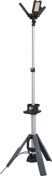 Professional Stativ LED Baustrahler Dreikopf 13050 T4K, IP54, 13500lm, 5m H07RN-F2X1,0 *CH*, 4000K - Produktbild