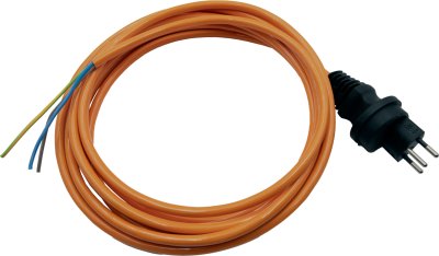 Anschlusskabel BQ lose, 10m H07BQ-F PUR 3x1,5 orange, IP55, 10cm abgemantelt *CH*