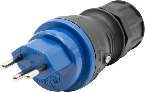 Montagestecker Typ T13, 230V/10A, IP55 - Produktbild