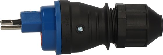 Montagestecker Typ T13 mit Feinsicherung 10A, 230V/10A, IP55 - Produktansicht