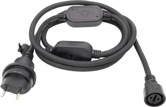 Anschlusskabel für LED-Lichtschlauch 2m H07RN-F 2G1,5 Typ 11 (IP55) 
 - Produktbild