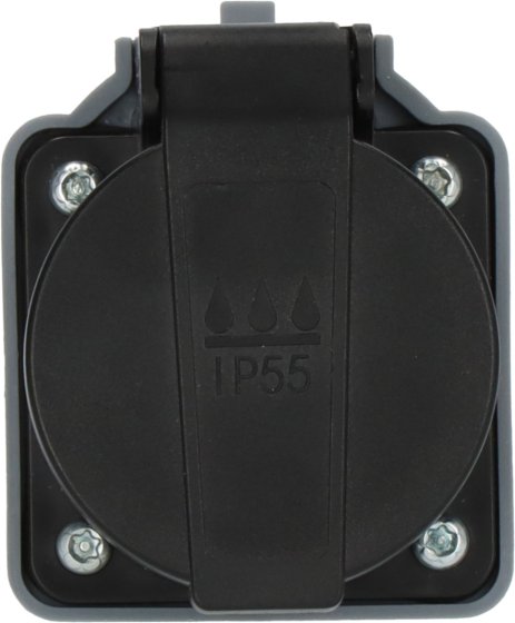 CEE-Adapter 230V/16A (IP44) auf Typ T23 (IP55) - Produktansicht