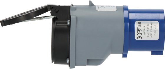 CEE-Adapter 230V/16A (IP44) auf Typ T23 (IP55) - Produktansicht