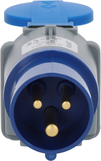 CEE-Adapter 230V/16A auf Typ F, IP44 - Produktansicht
