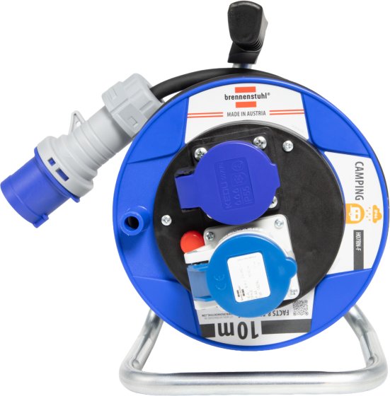 Garant CEE/3 Camping-Kabeltrommel ST 180 IP44, 1x CEE 16A/230V, 1x Typ T23 (IP55), 10m H07RN-F 3G2.5 - Produktansicht