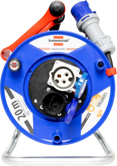 Garant CEE/3 Camping-Kabeltrommel ST 240 IP44, 1x CEE 16A/230V, 1x Typ T23 (IP55), 20m H07RN-F 3G2.5 - Produktansicht