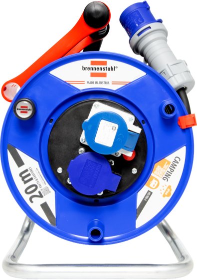 Garant CEE/3 Camping-Kabeltrommel ST 240 IP44, 1x CEE 16A/230V, 1x Typ T23 (IP55), 20m H07RN-F 3G2.5 - Produktansicht