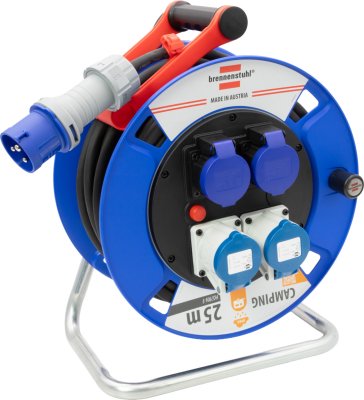 Garant CEE/3 Camping-Kabeltrommel ST 300 IP44, 2x CEE 16A/230V, 2x Typ T23 (IP55), 25m H07RN-F 3G2.5