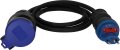 Professional Adapterkabel IP44, Typ T13 (IP55) mit FS 10A auf Typ T23 (IP55), 1.5m H07RN-F 3G1,5 - Produktansicht