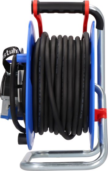 Garant G CEE/3 IP44 Camping Kabeltrommel, CEE/T23-Winkelkupplung, 25m H07RN-F 3G2,5 - Produktansicht