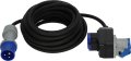 Camping CEE Verl&auml;ngerungskabel IP44 10m schwarz H07RN-F 3G2,5 CEE-Stecker, Winkelkupplung 230V/16A - Produktansicht