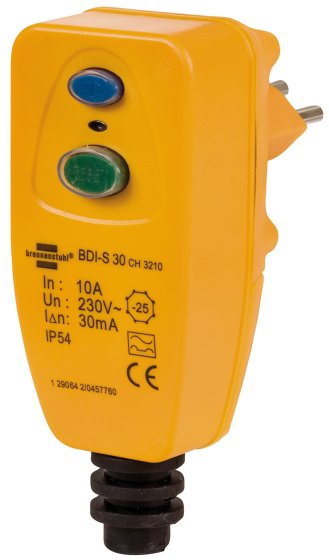 Personenschutz-Stecker BDI-S 30 IP54 *CH* - Produktbild
