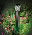 Solar LED-Fußwegleuchte SOL FL 13007 IP44 mit Infrarot-Bewegungsmelder und Dämmerungssensor 13xLED 91lm Farbe Alu/Silber - Anwendungsbild