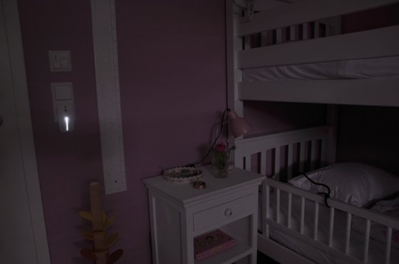 LED-Nachtlicht NL 09 MB mit Infrarot-Bewegungsmelder und Dämmerungssensor 9 LED 25lm - Anwendungsbild