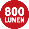 LED-Ovalleuchte L DN 5402 IP44 grau 10W 800lm