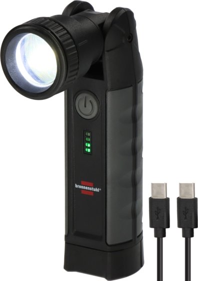 Torcia LED Magnetica Ricaricabile 1300 Lumen – COSMOING Angolo Regolabile 90°, 6 Modalità, IP65 Impermeabile, Per Campeggio E Emergenza