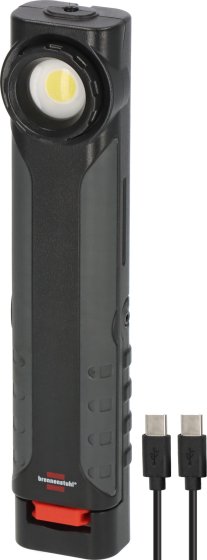 Akku LED Handlampe HL 600 AD mit Dynamo-Schnellladem&ouml;glichkeit 600+180lm, IP54 - Produktbild