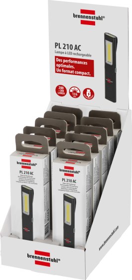 Akku LED Handlampe PL 210 AC, 200lm - Produktansicht